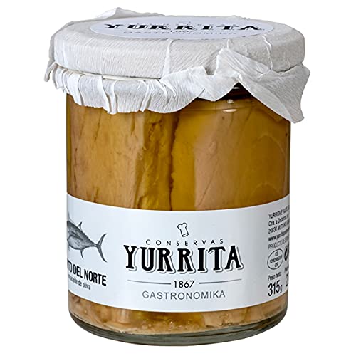 Yurrita, Weißer Thunfisch, eingelegt in Olivenöl, aus Spanien, 315 g von Conservas Yurrita