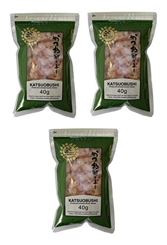 Katsuobushi (getrocknete und geräucherte Bonito-Flakes) 40g (3er Packung) von Yutaka