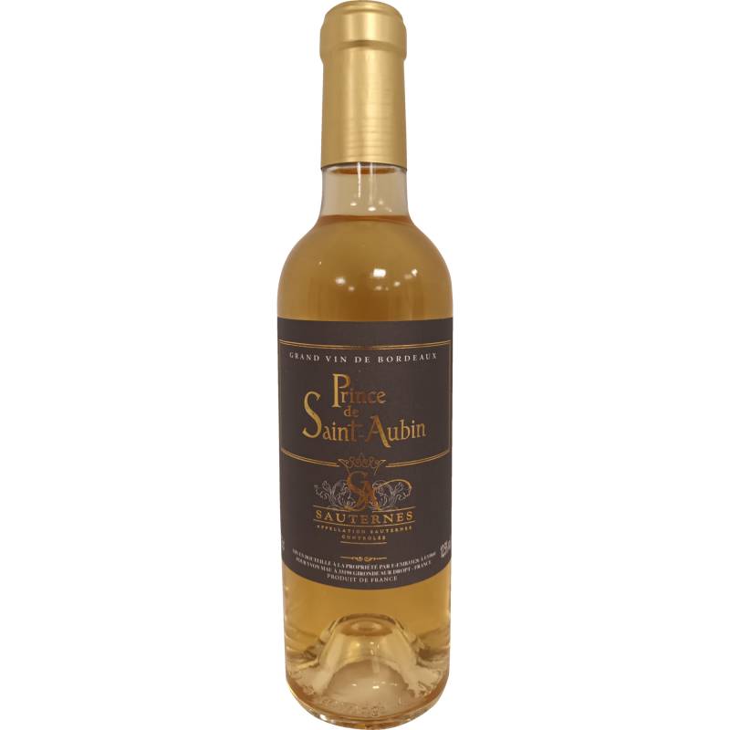Prince de Saint-Aubin, Sauternes AOP, 0,375 L, Bordeaux, 2019, Weißwein von Yvon Mau 33190 Gironde sur Dropt - France