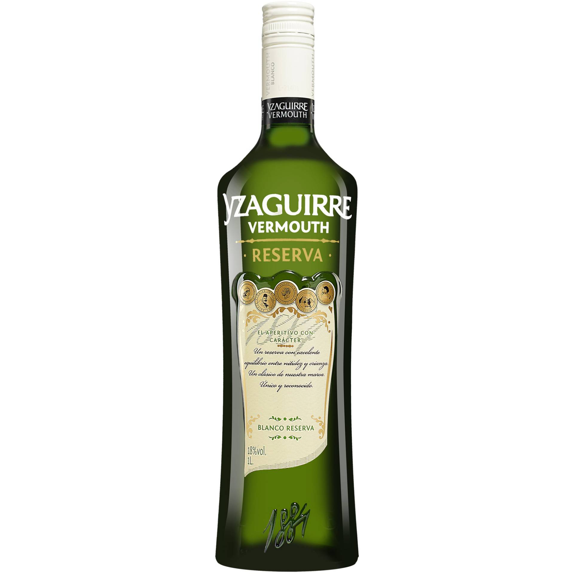 Vermouth Yzaguirre Blanco Reserva - 1,0 L. 1L 18% Vol. Süß aus Spanien Vermouth Yzaguirre Blanco Reserva - 1,0 L. 1L 18% Vol. Süß aus Spanien von Yzaguirre