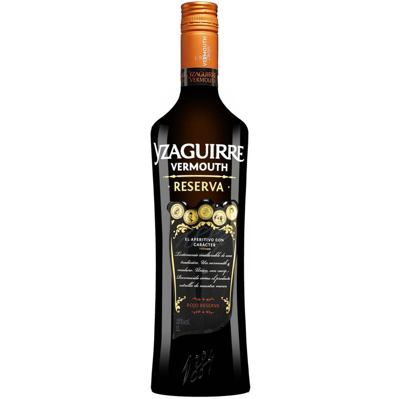 Vermouth Yzaguirre Rojo Reserva - 1,0 Liter  1L 18% Vol. Süß aus Spanien von Yzaguirre