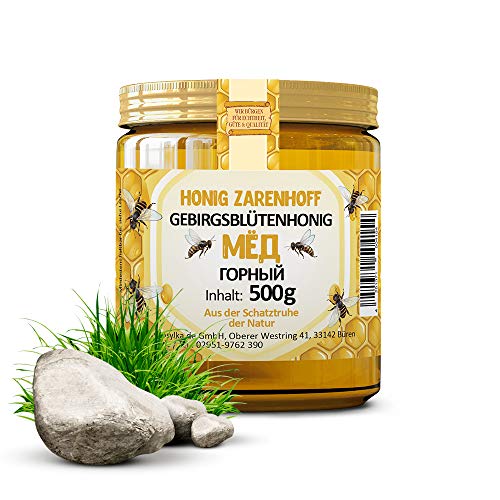 Honig, Gebirgsblütenhonig flüssig 500 g Honig, Gebirgsblütenhonig flüssig 500 g von ZARENHOFF
