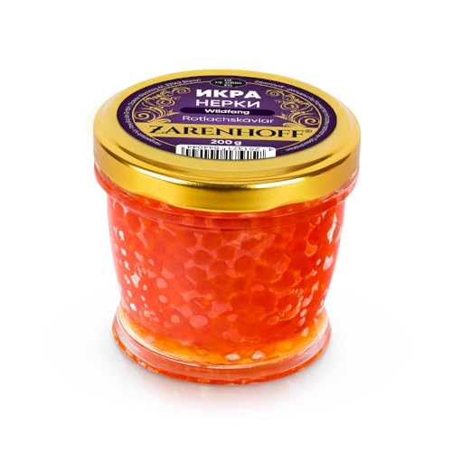 Rotlachskaviar 100 g, Lachskaviar, Roter Kaviar икра нерки caviar roter Lachs Glas (100, Gramm) von ZARENHOFF