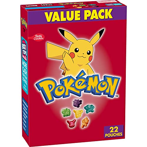 Betty Crocker Pokemon Fruit Flavored Snacks, Treat Pouches, Value Pack, 22 ct Betty Crocker Pokemon Fruit Flavored Snacks, Treat Pouches, Value Pack, 22 ct von Betty Crocker