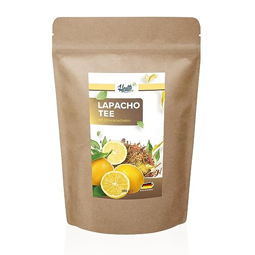 HEALTH+ Lapacho Tee - 500g Lapachorinden-Tee, koffeinfreier Kräutertee aus der Rinde des Lapacho-Baums von Zec+