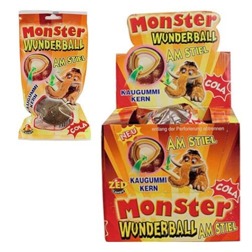 Monster Wunderball am Stiel Cola 15St. 1,2kg Monster Wunderball am Stiel Cola 15St. 1,2kg von ZED Candy
