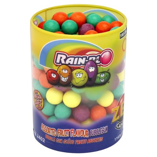 Zed-Süßigkeit Rainblo Assorted Fruit Flavour Bubblegum 180 Einheiten von ZED Candy