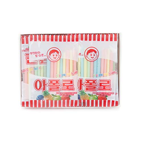 Apollo Strohhalm Korea Candy (10 g x 18 Packungen) von Yecna