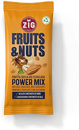 ZIG - Fruits & Nuts - Power Mix 300g (10 Beutel à 30g) 100% kompostierbare Packung von ZENONE IOZZINO