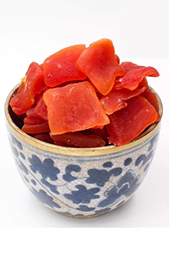 ZIG - HORECA - In Scheiben geschnittene, dehydrierte Papaya ohne Konservierungsstoffe nur mit Fruchtzucker 100&percnt; natürlich 1 kg von ZENONE IOZZINO