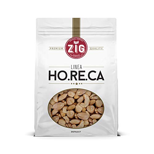 ZIG - HORECA - Premium salzig gerösteter Snack-Mix | Erdnüsse, Mandeln, Haselnüsse, Cashews 1 kg von ZENONE IOZZINO
