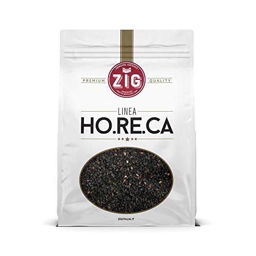 ZIG - HORECA - Schwarze Sesamsamen erste Wahl 1 kg ZIG - HORECA - Schwarze Sesamsamen erste Wahl 1 kg von ZENONE IOZZINO