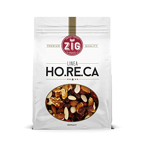 ZIG - HORECA - Student Mix aus Trockenfrüchten | Cashews, Mandeln, Walnüsse, Haselnüsse, Trauben 1 kg von ZENONE IOZZINO