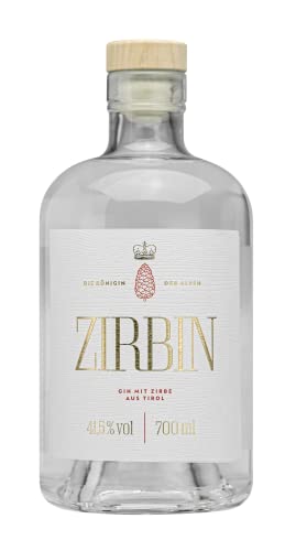 ZIRBIN Gin mit Zirbe aus Tirol, das Original aus Österreich, 41,5%, 0,7l von ZIRBIN