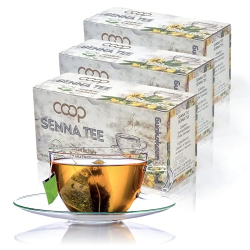 Sennablättertee -3x20 Teebeutel, 100% natürlicher Kräutertee - Sennablätter Tee, Kraut, Senna Leaf Tea, Abführmittel, bei Verstopfung, Detox Sennablättertee -3x20 Teebeutel, 100% natürlicher Kräutertee - Sennablätter Tee, Kraut, Senna Leaf Tea, Abführmittel, bei Verstopfung, Detox von ZONE LED