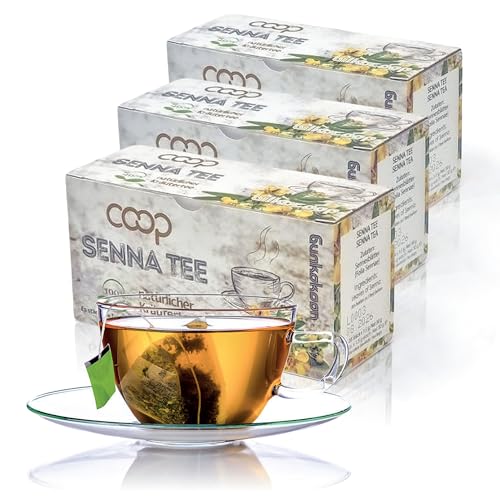 Sennablättertee -3x20 Teebeutel, 100% natürlicher Kräutertee - Sennablätter Tee, Kraut, Senna Leaf Tea, Abführmittel, bei Verstopfung, Detox von ZONE LED