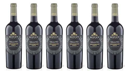 6x 0,75l - 2021er - Zonin - Velluto - Appassimento - Veneto I.G.P. - Italien - Rotwein trocken von Zonin1821