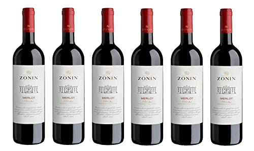 6x 0,75l - 2022er - Zonin - Merlot - Friuli D.O.P. - Friaul - Italien - Rotwein trocken von Zonin1821
