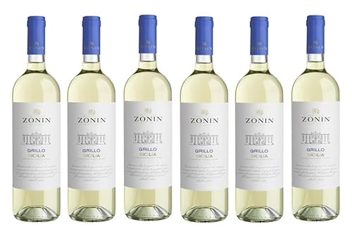 6x 0,75l - 2023er - Zonin - Grillo - Sicilia D.O.P. - Sizilien - Italien - Weißwein trocken von Zonin1821