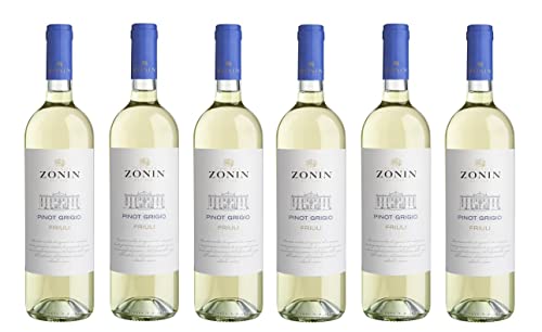 6x 0,75l - 2023er - Zonin - Pinot Grigio - Friuli D.O.P. - Friaul - Italien - Weißwein trocken von Zonin1821
