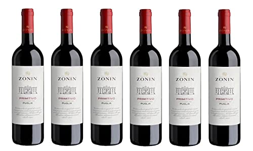 6x 0,75l - 2023er - Zonin - Primitivo - Puglia I.G.P. - Apulien - Italien - Rotwein halbtrocken von Zonin1821