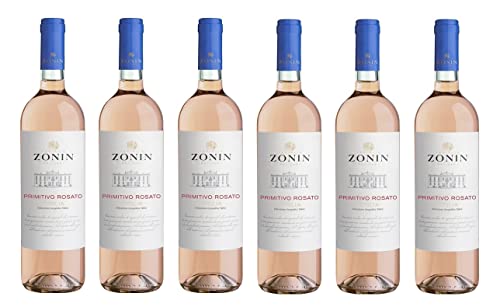 6x 0,75l - 2023er - Zonin - Primitivo Rosato - Puglia I.G.P. - Apulien - Italien - Rosé-Wein trocken von Zonin1821