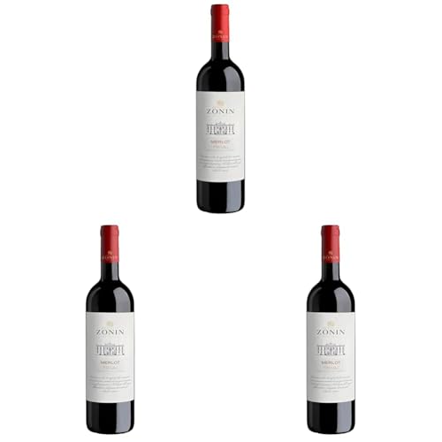 Zonin Merlot Trocken (1 x 0.75l) (Packung mit 3) von ZONIN