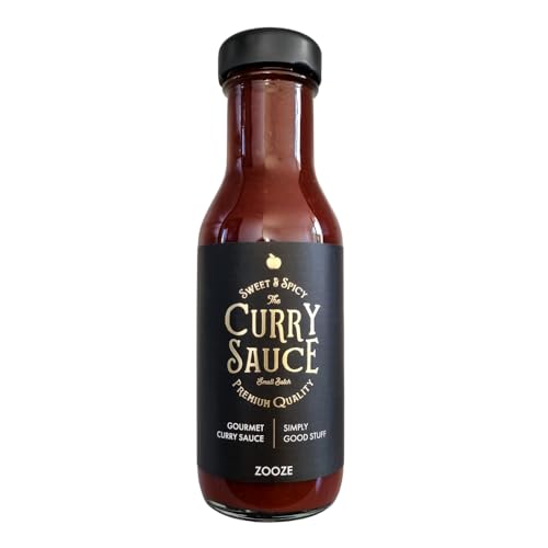Curry Sauce | ZOOZE | Fruchtige Currysauce | Feinkost Premium Curry Sauce | Ohne Zusatzstoffe | süß und pikant | 260 ml | Handmade | Perfekt zur Bratwurst oder Pommes Frittes | edle Geschenke Curry Sauce | ZOOZE | Fruchtige Currysauce | Feinkost Premium Curry Sauce | Ohne Zusatzstoffe | süß und pikant | 260 ml | Handmade | Perfekt zur Bratwurst oder Pommes Frittes | edle Geschenke von ZOOZE