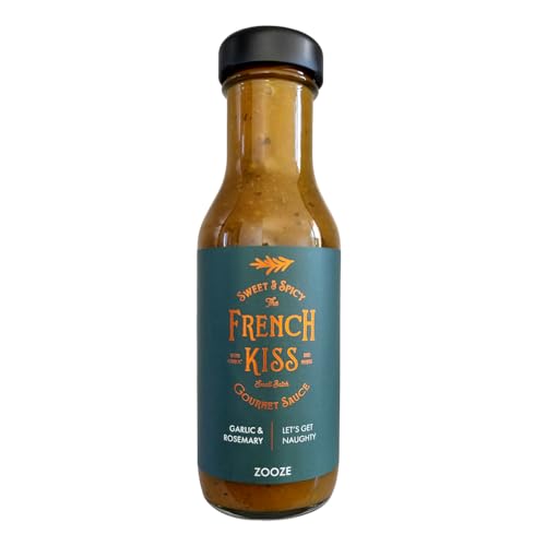 French Kiss Grilling Sauce | ZOOZE | Garlic and Rosemary Barbecue Sauce mit Ananas | Feinkost Premium Grillsauce | Ohne Zusatzstoffe | süß, senfig und fruchtig | 260 ml | Handmade | edle Geschenke French Kiss Grilling Sauce | ZOOZE | Garlic and Rosemary Barbecue Sauce mit Ananas | Feinkost Premium Grillsauce | Ohne Zusatzstoffe | süß, senfig und fruchtig | 260 ml | Handmade | edle Geschenke von ZOOZE