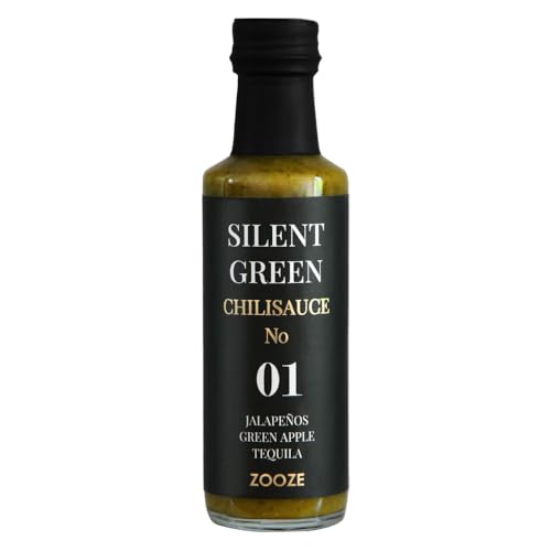 Silent Green Chilisauce No. 1 | JALAPENO, Green Apple and Tequila | Hot Sauce | ZOOZE | Milde Chilisauce | Ohne Zusatzstoffe | Handmade | Edles Feinkost Geschenk von ZOOZE