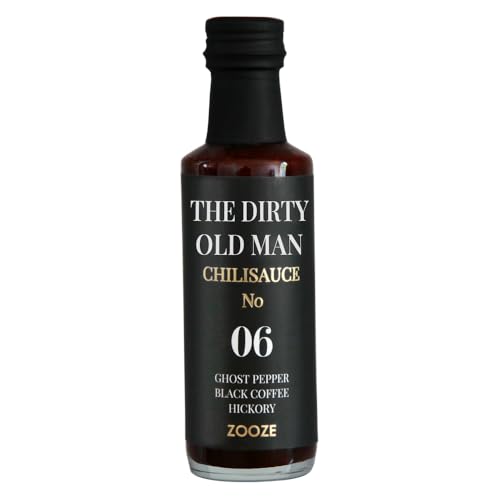 The Dirty Old Man Chilisauce No. 6 | GHOST PEPPER, Black Coffee and Hickory | Hot Sauce | ZOOZE | Scharfe BBQ Chilisauce| Ohne Zusatzstoffe | Handmade | Edles Feinkost Geschenk The Dirty Old Man Chilisauce No. 6 | GHOST PEPPER, Black Coffee and Hickory | Hot Sauce | ZOOZE | Scharfe BBQ Chilisauce| Ohne Zusatzstoffe | Handmade | Edles Feinkost Geschenk von ZOOZE