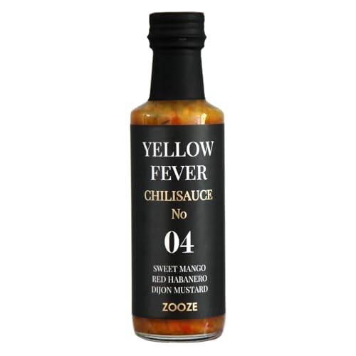 Yellow Fever Chilisauce No. 4 | HABANERO, Mango and Dijon Mustard | Hot Sauce | ZOOZE | Milde Chilisauce| Ohne Zusatzstoffe | Handmade | Edles Feinkost Geschenk Yellow Fever Chilisauce No. 4 | HABANERO, Mango and Dijon Mustard | Hot Sauce | ZOOZE | Milde Chilisauce| Ohne Zusatzstoffe | Handmade | Edles Feinkost Geschenk von ZOOZE