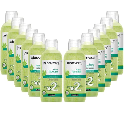 ZUCCARI ALOE VERA X2 PURE ALOE SUCCO 1 Liter 12 Flaschen ZUCCARI ALOE VERA X2 PURE ALOE SUCCO 1 Liter 12 Flaschen von ZUCCARI