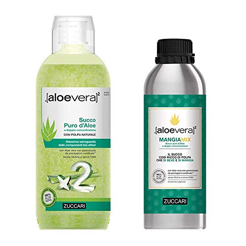 Zuccari Aloevera2 - Succo Puro D'Aloe 2Litri + Mangiamix 1 Litro Zuccari Aloevera2 - Succo Puro D'Aloe 2Litri + Mangiamix 1 Litro von ZUCCARI