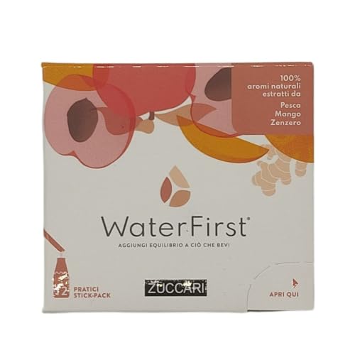 Zuccari WaterFirst Mango Ingwer Aroma für Wasser, 12 Stück Zuccari WaterFirst Mango Ingwer Aroma für Wasser, 12 Stück von ZUCCARI