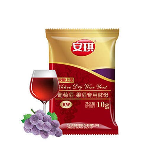 Rotweinhefe RW Hefe für Wein und Obstwein Rotwein 10g Hausgemachte Rot- und Weißwein-Gärhefe Rotweinhefe RW Hefe für Wein und Obstwein Rotwein 10g Hausgemachte Rot- und Weißwein-Gärhefe von ZYFXP