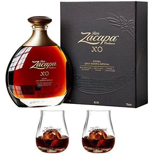 Ron Zacapa Centenario XO Solera Rum, inkl. 2x Zacapa Glas (1 x 0.7 l) von Zacapa