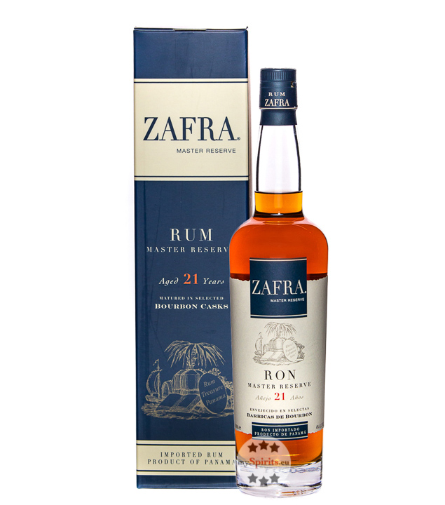 Zafra Master Reserve 21 Jahre Rum (40 % Vol., 0,7 Liter) von Zafra Rum