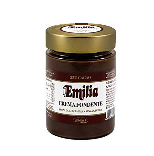 Zaini Emilia kakao creme & Haselnüsse dunkle schokolade 350g Brotaufstrich Zaini Emilia kakao creme & Haselnüsse dunkle schokolade 350g Brotaufstrich von Zaini Emilia