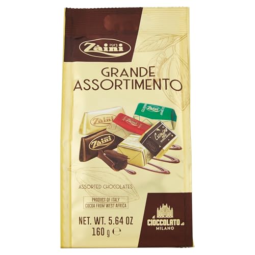 3x 160gr grande assortimento gemischte Schokoladenpralinen mit Gianduiotti, Nougat Cremino caffé Praline Zartbitter von Zaini