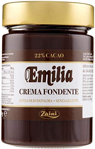 3x Zaini Emilia Crema Fondente Dunkle Creme Kakaocreme 22% Kakao 350g streichfähige Creme 3x Zaini Emilia Crema Fondente Dunkle Creme Kakaocreme 22% Kakao 350g streichfähige Creme von Zaini