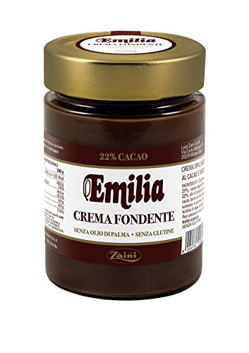 3x Zaini Emilia kakao creme & Haselnüsse dunkle schokolade 350g Brotaufstrich von Zaini