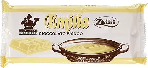 6x Zaini Emilia Cioccolato Bianco Tafel weiße Schokolade Gebäckprodukt 1Kg Gluten-frei von Zaini