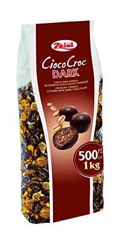 Zaini Cioco Croc Dark (1000g) - Cerealien mit Zartbitter Schokoladeüberzug von Zaini