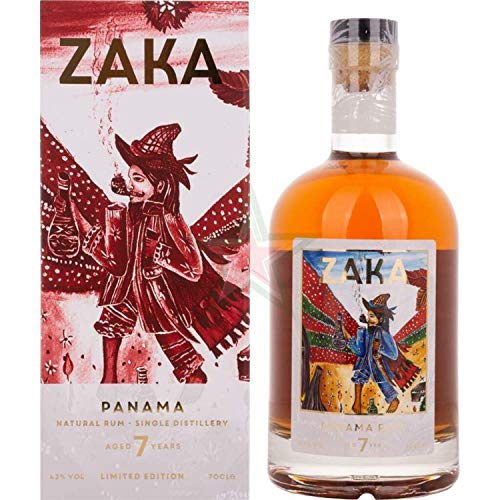 Zaka 7 Years Old PANAMA Rum (1 x 0.7 L) von Zaka