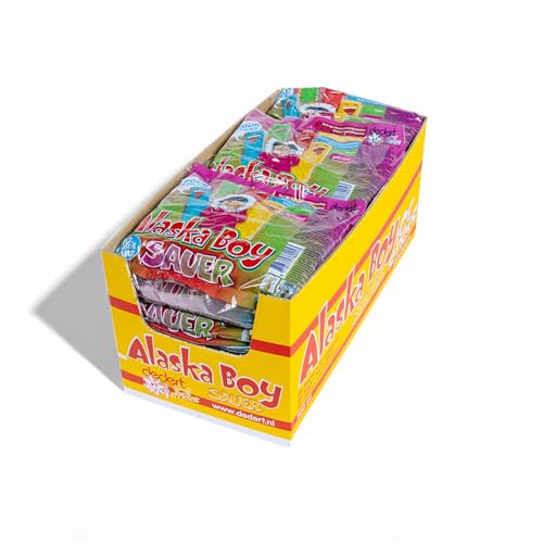 Alaska Boy Sauer Wassereis | VEGAN | 10 x 50ml (20er Karton Pack) | Stangeneis für den Sommer, Eis zum Lutschen & genießen von Zama4Zingo
