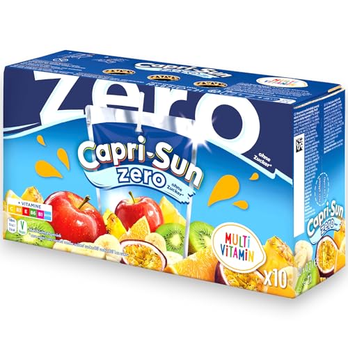 Capri-Sun Sirup Zero Multivitamin Vegan 0,2l x 10 | Erfrischungsgetränk mit Fruchtigem Geschmack für den Sommer (1) von Zama4Zingo
