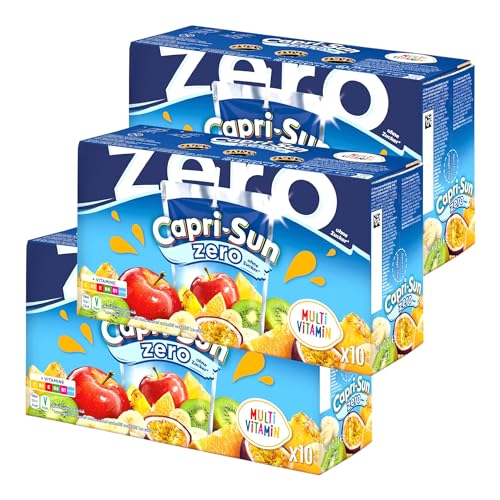 Capri-Sun Sirup Zero Multivitamin Vegan 0,2l x 10 | Erfrischungsgetränk mit Fruchtigem Geschmack für den Sommer (1) von Zama4Zingo