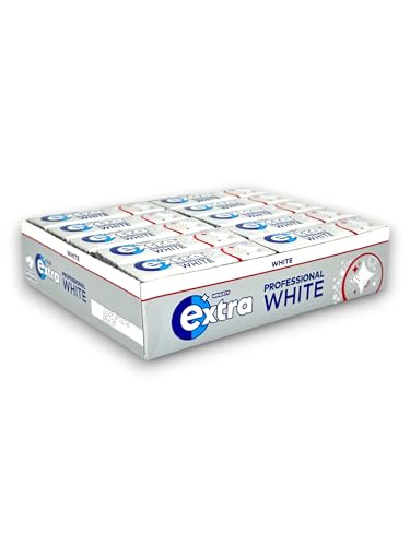 Extra Professional White Kaugummi | White | 10 Stück je Sorte - 420g - (30 x 10 Dragees) (White) von Zama4Zingo