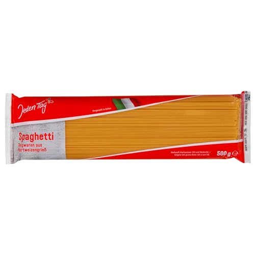 Jeden Tag Spaghetti 500g | Hergestellt in Italien | Traditionelle Teigwaren aus Hartweizengrieß für köstliche Gerichte von Zama4Zingo